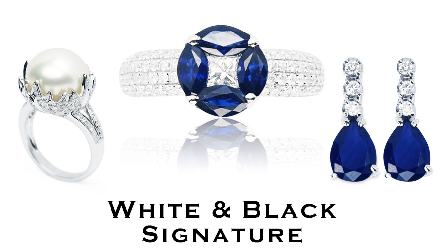 Signature drágaköves ékszer kollekció a White & Black ékszer-től