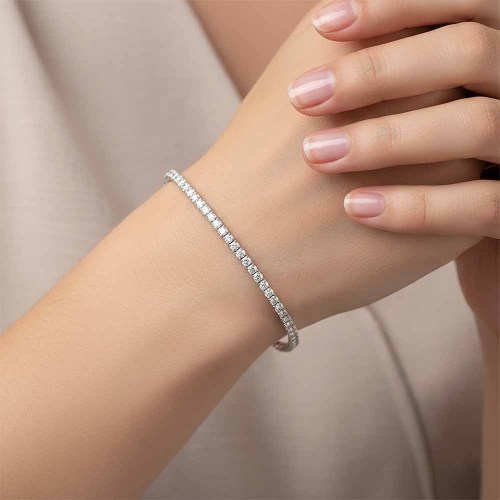 Tenisz karkötő - 3-3,5ct - Gyémánt