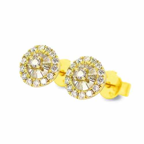 Gyémánt fülbevaló - Ava - 0,26ct - arany