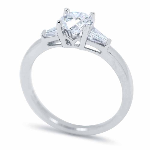Gyémánt eljegyzési gyűrű - Trilogy - 0,88ct