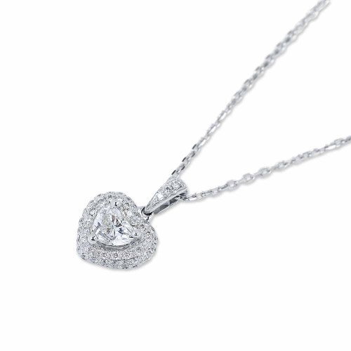 Szív gyémánt medál - 0,6ct