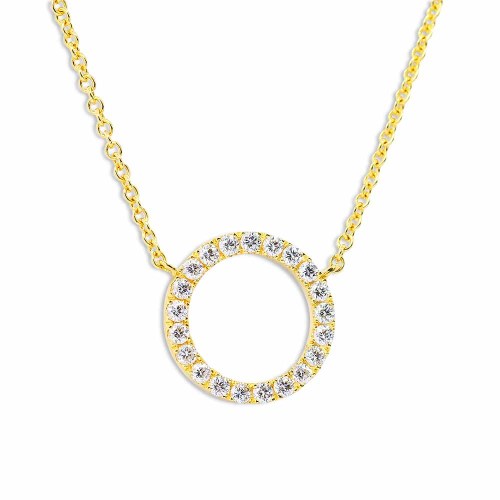 Kerek gyémánt nyakék - Arte - 0,26ct