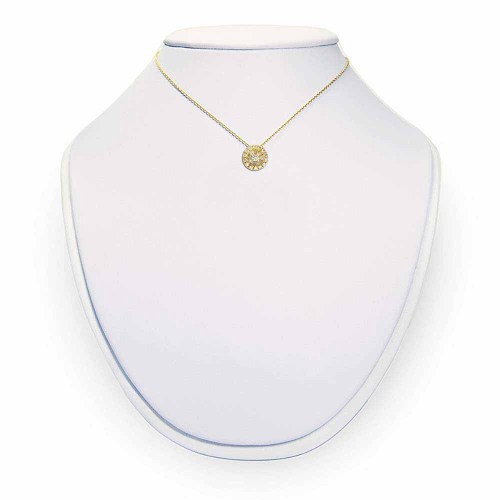 Gyémánt nyaklánc - Ava - 0,15ct - arany