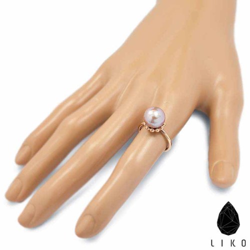liko gyűrű, liko bubbles, rosegold gyűrű