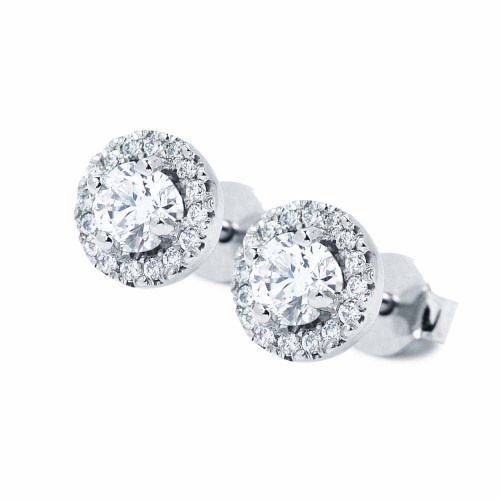 Briliáns gyémánt fülbevaló - 0,6-0,65ct