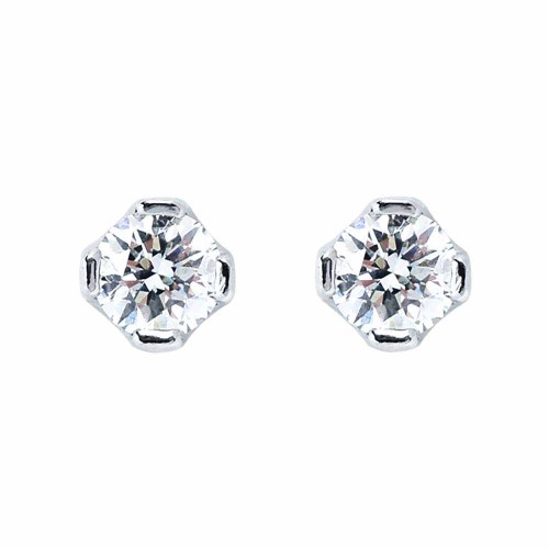 Gyémánt fülbevaló - 3,0mm - Kehely