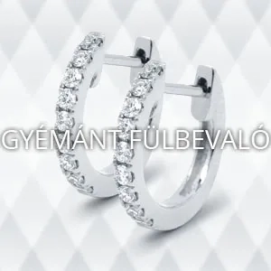Gyémánt fülbevaló